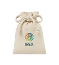 Canvas Drawstring Gift Bag - Small - Natural