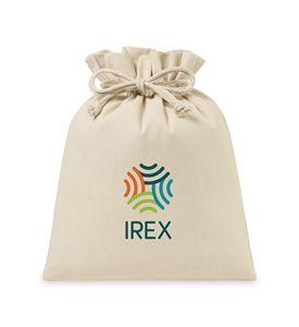Canvas Drawstring Gift Bag - Large - Natural