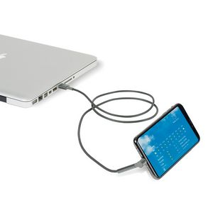 [100568-031] Side Kick Charging Cable - Medium Grey