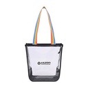 Sigma Clear Zippered Tote - Clear