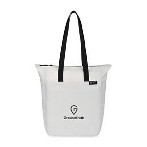 [100804-275] Renew Recycled rPET Zippered Tote - AWARE™ - Cream