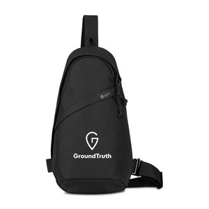 [100805-001] Renew Recycled rPET Sling Bag - Black