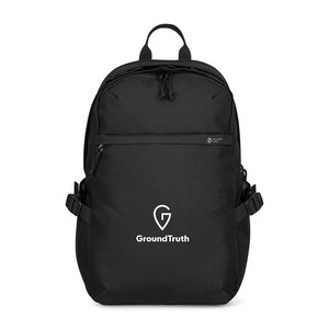 [100806-001] Renew Recycled rPET Computer Backpack - AWARE™ - Black
