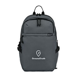 [100806-078] Renew Recycled rPET Computer Backpack - AWARE™ - Durango Grey