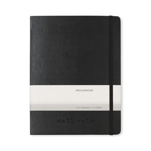 [100868-001] Moleskine® Hard Cover X-Large Double Layout Notebook - Black