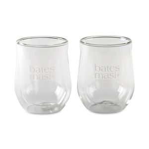 [100917-000] CORKCICLE® Stemless Glass Set (2) - Clear