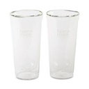 CORKCICLE® Pint Glass Set (2) - Clear