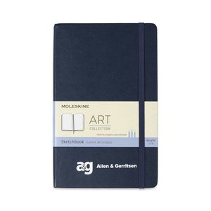[100922-402] Moleskine® Hard Cover Large Sketchbook - Sapphire Blue
