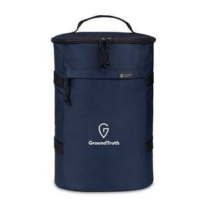 Renew Recycled rPET Backpack Cooler - AWARE™ - Navy