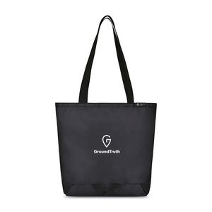 Renew Recycled rPET Packable Shopper - AWARE™ - Black
