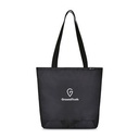 Renew Recycled rPET Packable Shopper - AWARE™ - Black