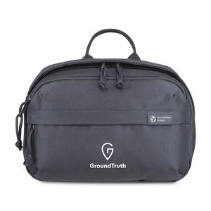 [101037-001] Renew Recycled rPET Toiletry Bag - AWARE™ - Black