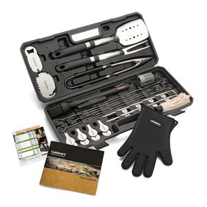 [101073-001] Cuisinart Outdoors® 36 Piece Backyard BBQ Tool Set - Black