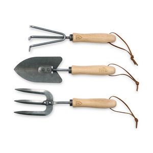 [101206-214] Heritage Supply™ Premium Gardener's Tool Set - Wood