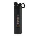 MiiR® Vacuum Insulated Wide Mouth Hatchback Chug Lid Bottle - 20 Oz. - Black Powder