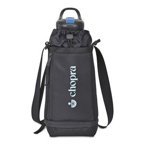 [101260-001] Restore Recycled rPET Hydration Bottle Sling - Black