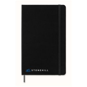 [101307-001] Moleskine® Hard Cover Ruled Large Smart Notebook - Black