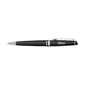 [101336-182] Waterman Expert Ballpoint - Black - Silver Trim