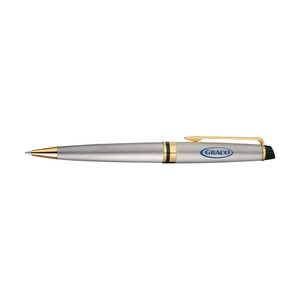 [101336-187] Waterman Expert Ballpoint - Stainless Steel - Gold Trim