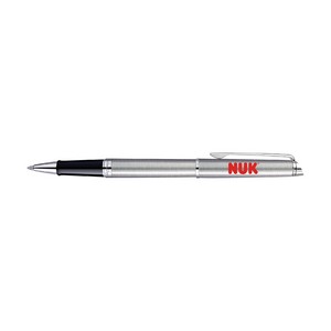 [101337-186] Waterman Hemisphere Rollerball - Stainless Steel - Silver Trim