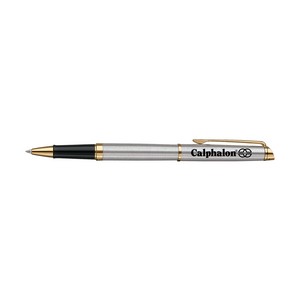 [101337-187] Waterman Hemisphere Rollerball - Stainless Steel - Gold Trim