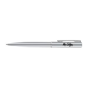 [101340-198] Waterman Allure Ballpoint - Blue Ink - Chrome - Silver Trim