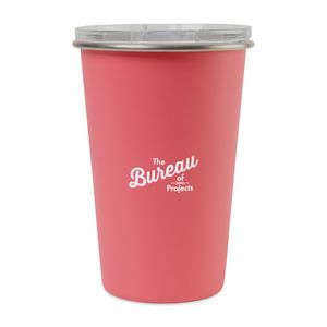 [101357-669] Arlo Classics Stainless Steel Travel Tumbler - 14 Oz. - Sangria Sunset