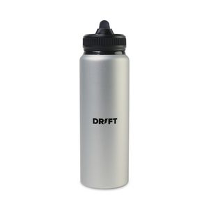Jett Aluminum Straw Lid Hydration Bottle - 32 Oz. - Silver