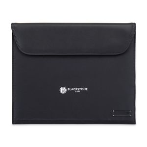 Travis & Wells® Lennox Recycled Nylon Padfolio - Black