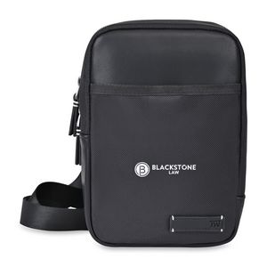 [101436-001] Travis & Wells® Lennox Recycled Nylon Crossbody - Black