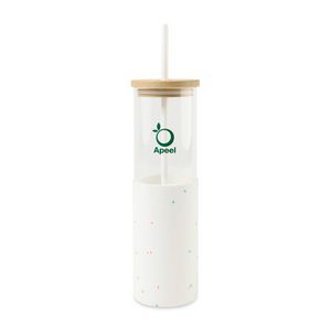 [101543-898] Aviana™ Journey Glass Tumbler with Straw - 20 Oz - Confetti