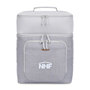 Parkview Recycled rPETBackpack Cooler - Greystone