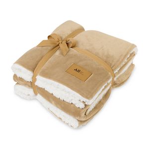 [101755-900] Mink Sherpa Blanket - Iced Coffee