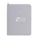 Morgan Executive Zippered Padfolio - Greystone