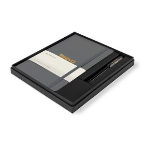 [101800-028] Moleskine® Large Notebook and Kaweco Pen Gift Set - Slate Grey