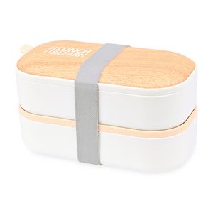 [101920-100] Osaka Bento Lunch Box - White