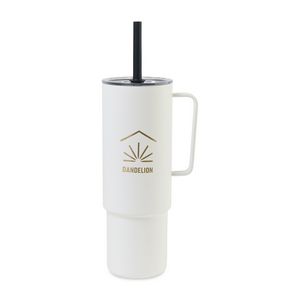 [101941-104] MiiR® All Day Straw Cup - 32 Oz. - White Powder