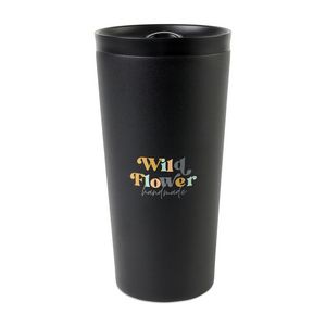 Aviana™ Rowan Recycled Stainless Steel Tumbler - 17 Oz. - Black