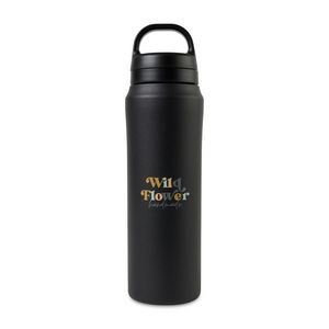 [101952-001] Aviana™ Rowan Recycled Stainless Steel Water Bottle - 16 Oz. - Black