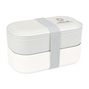 Oishii Bento Box - Grey-Cream