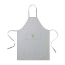 Recycled Cotton Bib Front Apron - AWARE™ - Light Grey