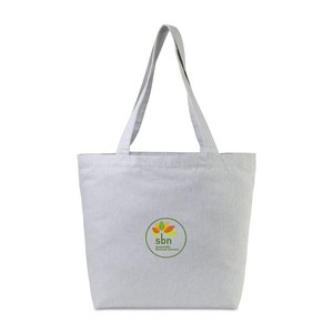[102036-050] Recycled Cotton Shopper Tote with Interior Pocket - AWARE™ - Light Grey