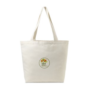 [102036-101] Recycled Cotton Shopper Tote with Interior Pocket - AWARE™ - Natural