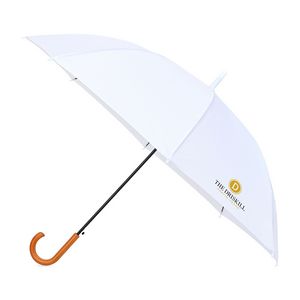 [102052-100] Elements 50" Recycled rPET Auto Open Hospitality Umbrella - White