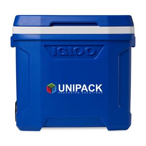 [102073-887] Igloo® Profile II 28 Qt Roller Cooler - White-Majestic Blue