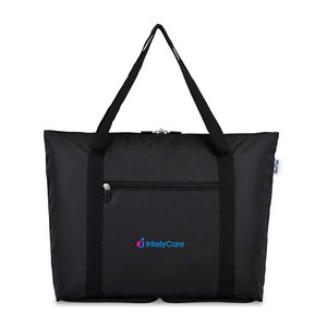 [102091-001] RuMe® Recycled Ripstop rPET cFold Travel Tote - Black
