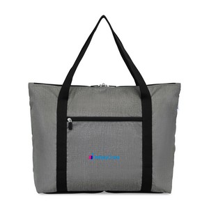 [102091-080] RuMe® Recycled Ripstop rPET cFold Travel Tote - Heather Grey