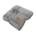 Mink Ever Soft Throw Recycled Blanket - Circular Grey