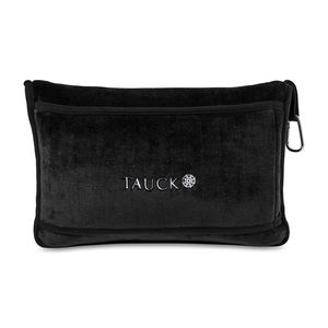 [102164-001] It's Go Time Recycled Travel Pillow & Throw Set - Black