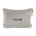 It's Go Time Recycled Travel Pillow & Throw Set - Light Gray
